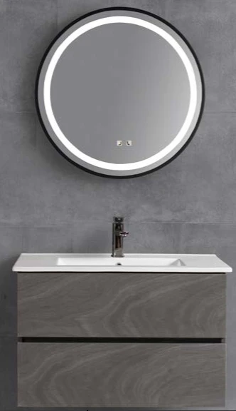 Moderne houten badkamer ijdelheid